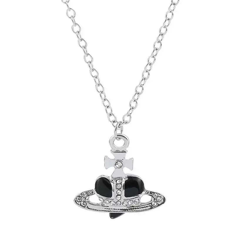 Подвеска-кулон Y2K Jewelry «Сердце-планета (Сатурн)», эмаль и кристаллы, несколько цветов