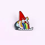 Travela comemotive радуга рвота карлика Значок