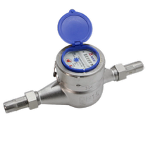 Amico stainless steel 304 water meter 4 minutes 6 minutes household indoor anti-freeze dry mechanical digital meter 029