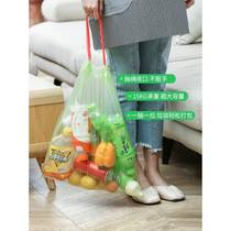 Rui Wang Drawstring Garbage Bag Household Thickened Portable String Closure Small Medium Large Kitchen Classification Drawstring Bag