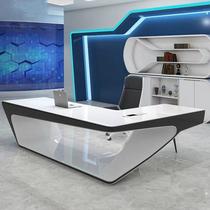 Creative and fashionable painted boss desk simple and modern white boss desk president desk manager desk executive desk executive desk