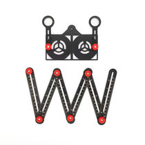 Hurricane folding ruler measuring ruler multifunctional tile positioning angle ruler six folding ruler price