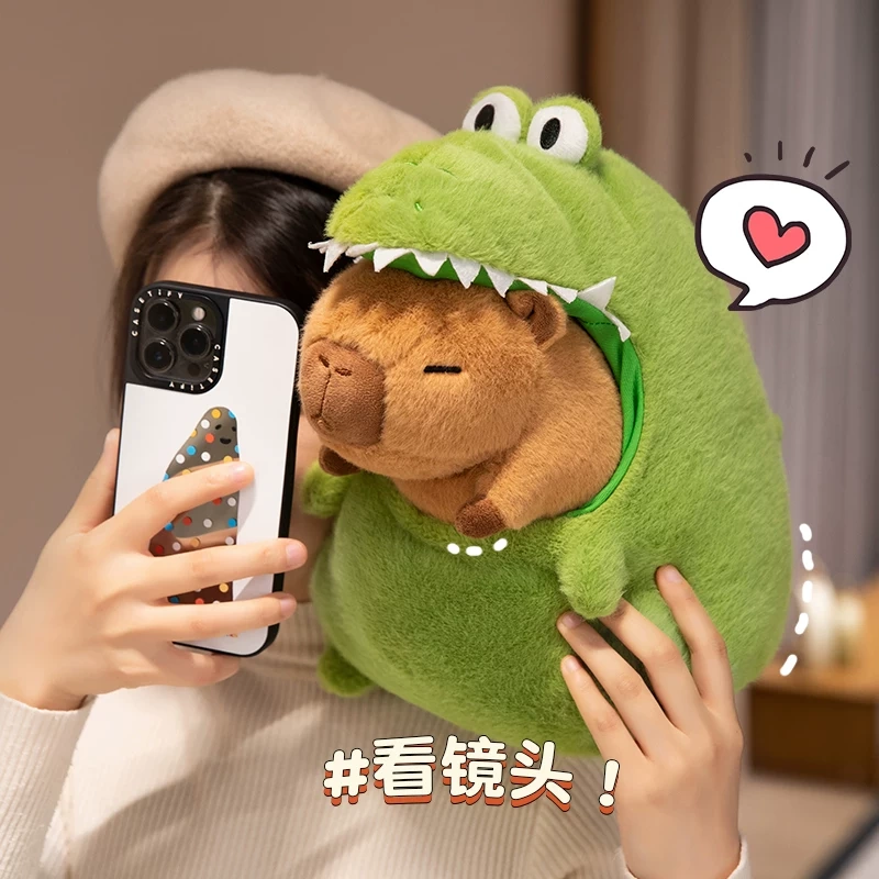 Capybara Plush Toy Doll Avocado Guinea Pig Birthday Gift Cute and Adorable for Men and Women Capybara Plush Toy Doll Avocado Guinea Pig Birthday Gift Cute and Adorable for Men and Women