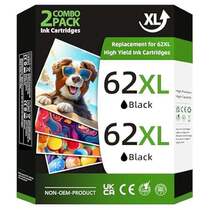 62XL Black Ink Cartridge for HP Ink 62 62XL Black Ink Hig