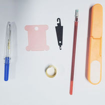 Cross Embroidered special Spurs embroidered tool Pack unwinder threading machine Scissors Thimble-winding plate Hydro-Pen Kit 2