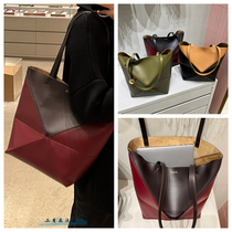 French LOEWE Puzzle Fold mini folding bag Mini tote bag