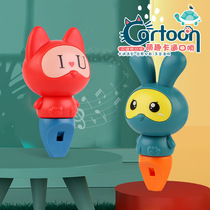 Smart Cat Cartoon Whistle Kindergarten Student Prize Blowing Music Childrens Day Toy Cute Small Gift