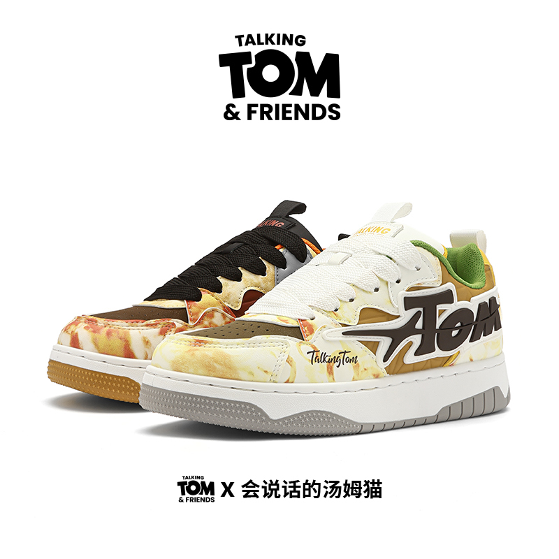 Talking Tom Cat Shoes Men's Ink-Dyed Mandarin Duck Sneakers Couple Style 2026 Spring and Summer Sports Casual Loafers