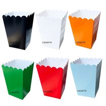 12pcs Paper Candy Cartons Popcorn Box Party Supplies Pure Po