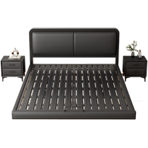 Suspended bed double bed small apartment suspended iron frame bed modern simple household single bed thickened iron bed