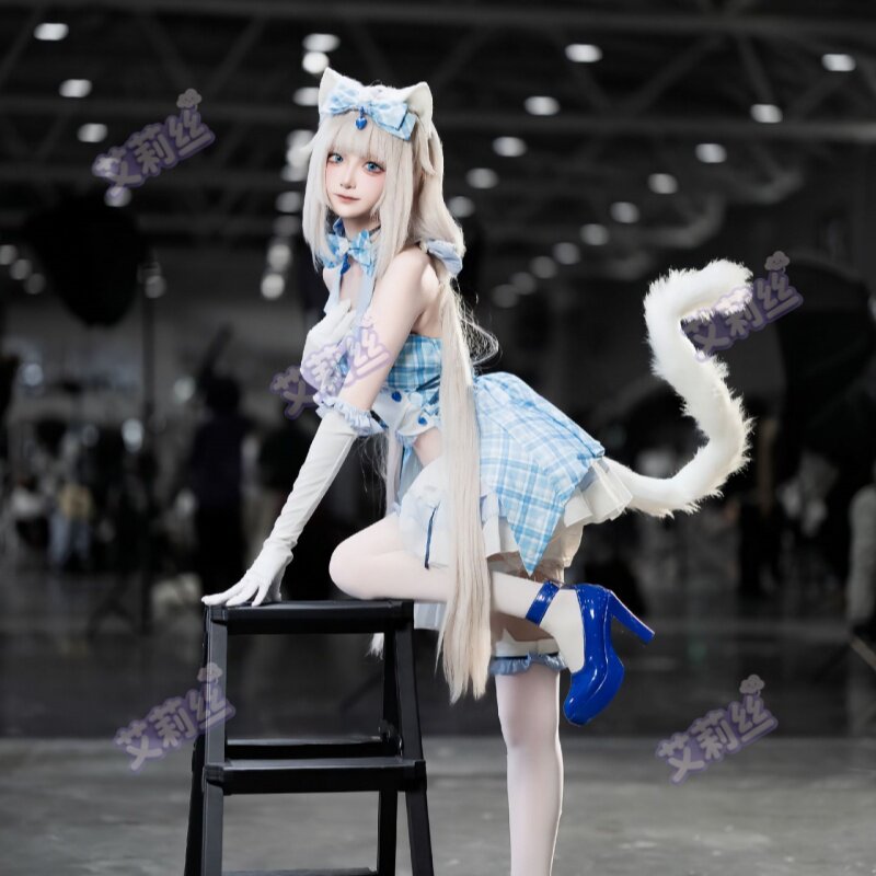 艾莉丝 巧克力与香子兰cos服 猫娘乐园cosplay动漫女假发鞋打歌服