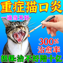 Special medicine for cat stomatitis cat rotten mouth drooling red and swollen gums special oral anti-inflammatory spray to remove bad breath