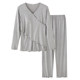 Confinement clothes summer ບາງໆ postpartum modal maternity pajamas ການຖືພາແລະເຄື່ອງນຸ່ງແມ່ບ້ານການພະຍາບານ