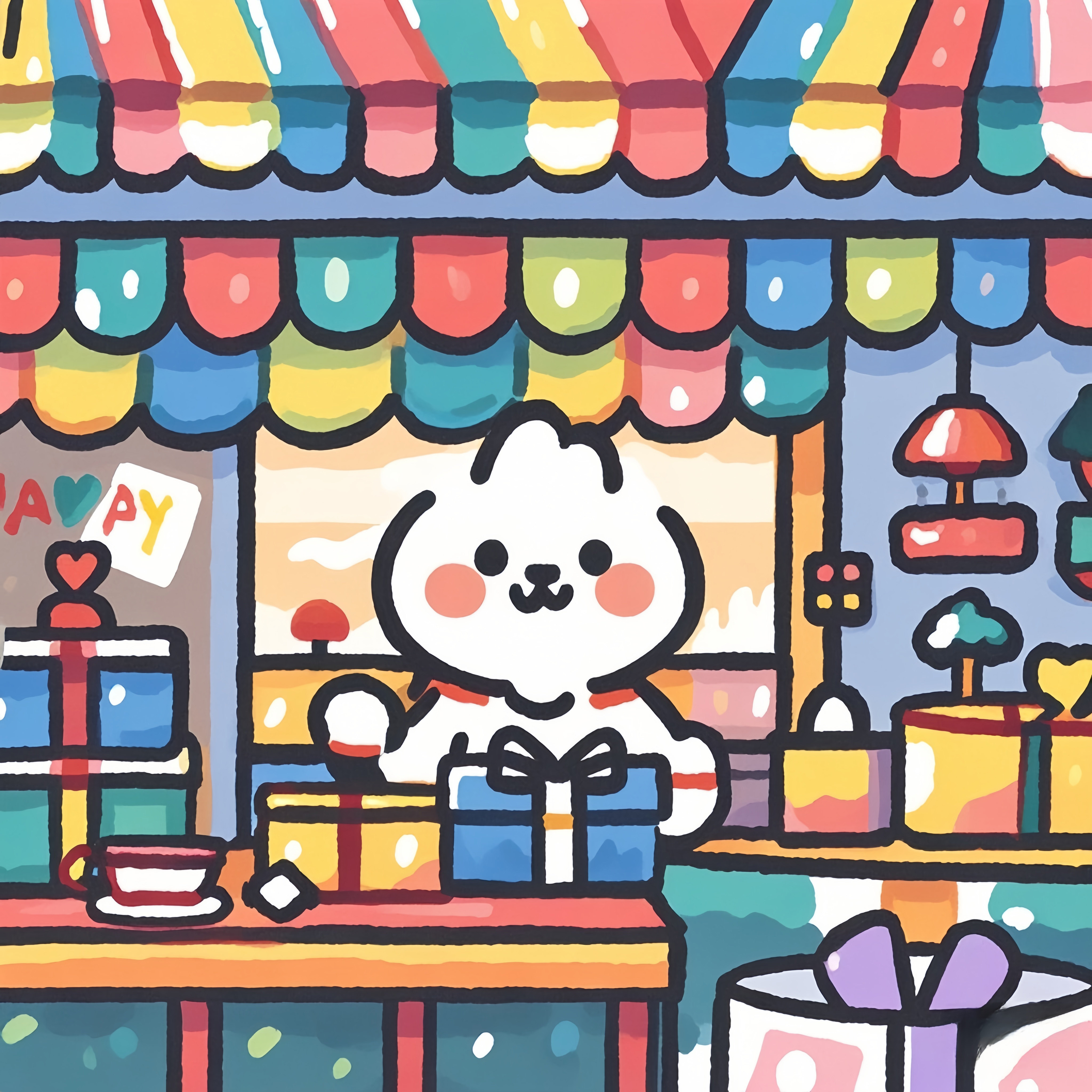 快乐里 in happy