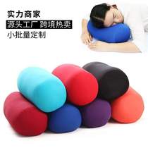 Foam particle pillow colorful creative splicing polyester cylindrical multifunctional sofa waist pillow pillow factory