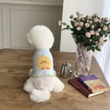 Кошачья одежда Dog Summer ins тонкая плюшевая бишонская одежда для медвежьей собаки