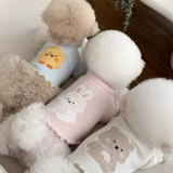 Кошачья одежда Dog Summer ins тонкая плюшевая бишонская одежда для медвежьей собаки