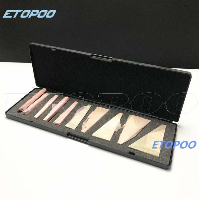 10 pieces angle blocks Precision angle block gauge gauge 3X1/4 inch 1 2 3 4 5 10 15 20 25 30