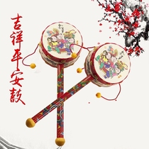 Rattle old-fashioned handmade small month-old baby toy baby training to lie down raise head crawl guide and coax baby artifact