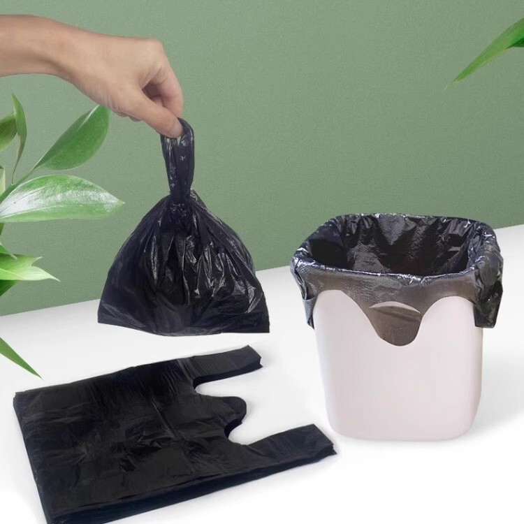Small Desktop Trash Bags, Black Mini Office Trash Bags, Cat Litter Bags, Kitchen Household Thickened Plastic Bags