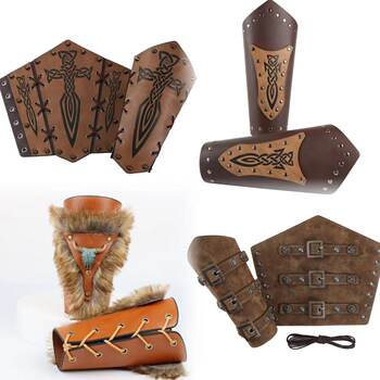 European Medieval Retro Steampunk Wrist Guards Knight Arm Guards Archer Arm Guards Cos Stage Performance Props