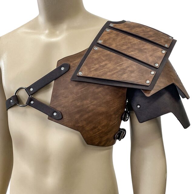 Medieval Shoulder Armor, Nordic Style Viking Armor, Shoulder Armor, Retro Cosplay Stage Props