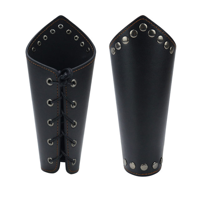Medieval Leather Archer Arm Guards, Retro Wrist Guards, Steampunk Hand Guards, Carnival Cosplay Stage Props