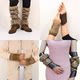 Medieval Viking Sleeves, Foot Covers, Wrist Guards, Artificial Fur, Winter Cosplay Stage Performance Props
