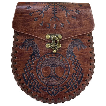 Viking Style Medieval Belt-Hanging Coin Purse Mobile Phone Bag Retro Waist Bag Cosplay Accessories Props