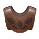 Nordic Style Viking Chest Armor, Vintage Embossed Leather Armor, Cosplay Stage Props
