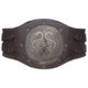 Medieval Color-Washed Double-Snake Round Waist Belt Knight Gear Nordic Viking Style Retro Cosplay Prop