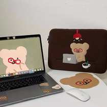 New ready-made Korean cute laptop and tablet bag inch inner bag inch and half dimension