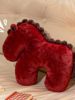 Little Horse Pillow, Living Room Sofa Cushion, 2026 Year of the Horse New Year Mascot, Zodiac Horse Plush Toy Sofa Cushion
