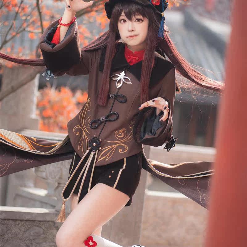 原神cos服胡桃假发：高性价比的胡堂主装扮神器！_Cosplay女装_淘宝游戏网