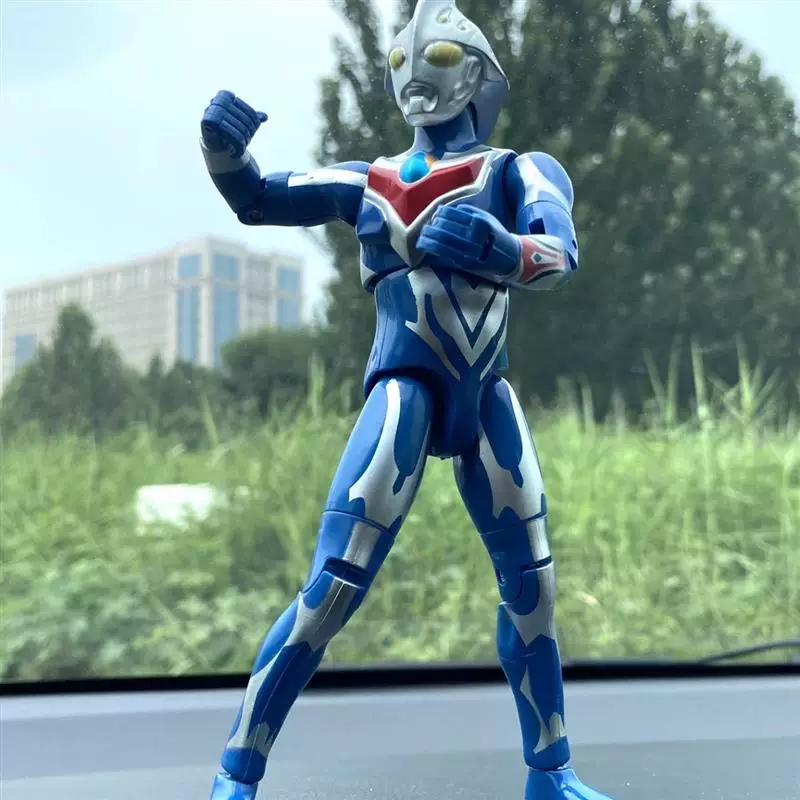 Ultra, подвижный Ultraman Тига, минифигура, синий набор
