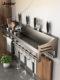 Swiss Joico Kitchen Storage Rack, No-Drill Stainless Steel Wall-Mounted Seasoning, Chopstick, and Knife Holder Organizer