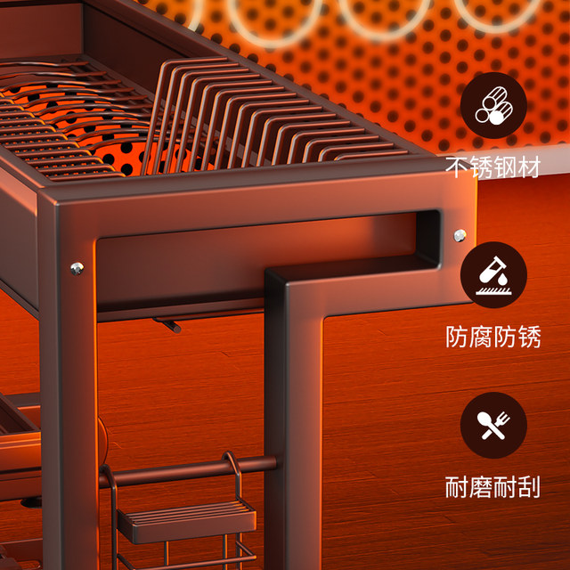 Swiss Joico Kitchen Sink Rack Above the Sink Dish Rack Multi-Functional Stainless Steel Storage Drain Rack