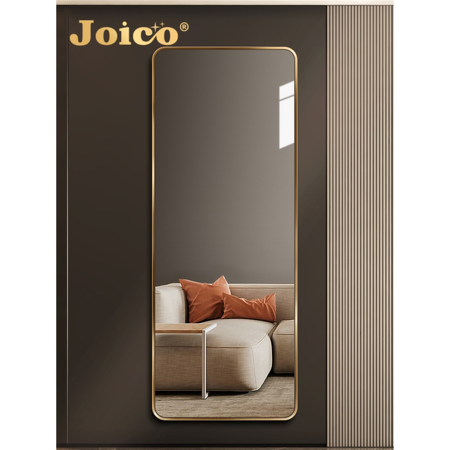 Swiss Joico Light Luxury High-End Full-Length Mirror Wall-Mounted Entrance Mirror with Frame for Home Use Explosion-Proof Fitting Mirror