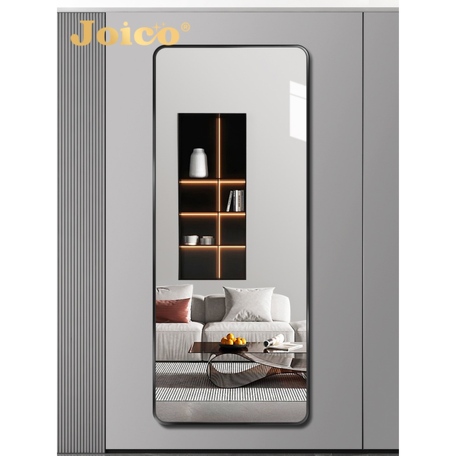 Swiss Joico Light Luxury High-End Full-Length Mirror Wall-Mounted Entrance Mirror with Frame for Home Use Explosion-Proof Fitting Mirror