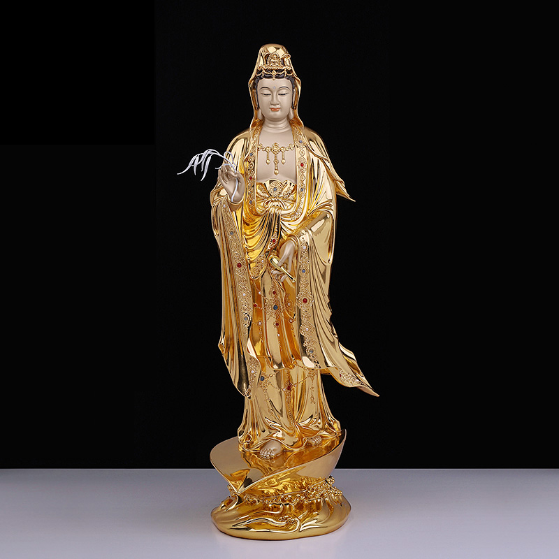 銅製 靠背观音菩萨 仏像 工艺品 摆件 装飾品 美術品 銅製 靠背观音菩萨 仏像 工艺品 摆件 装飾品 美術品 Amazon