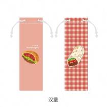 Tableware cloth bag spoon chopsticks storage T bag portable outing Japanese travel box for children and students to hold spoons