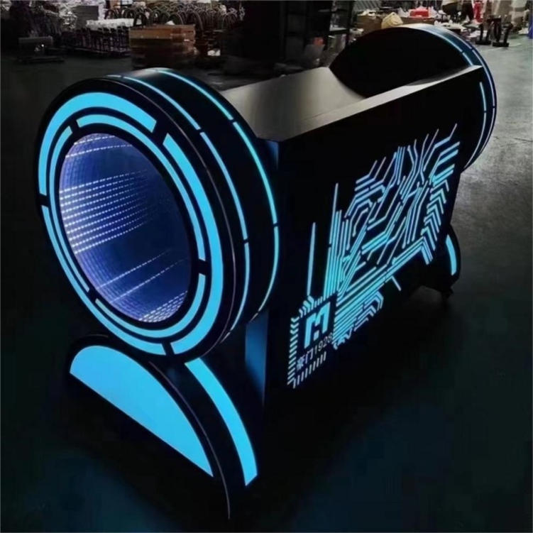 Electric sound bar dj desk Compartment Light Emitting disc Disc Machine Sound Table Shelf Tuning Desk Party Ktv Nightclub Stage-Taobao