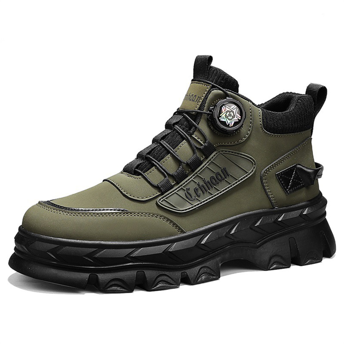 Fujian Jinjiang Para Shoes Store 2025 New Autumn and Winter Men's Thick-Soled Work Boots Casual Martin Boots