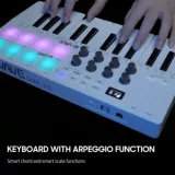 M-Va ve Midi 25-ключ-контроллер клавиатура Piano Portable USB KE