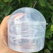 }Pacifier storage box dust-proof baby teether chewing toy portable storage when going out