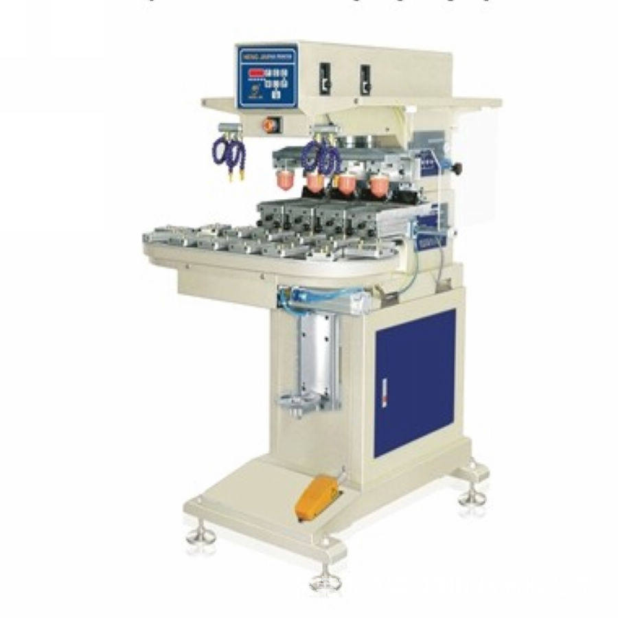 Manufacturer produces automatic pneumatic four-colour turntable seat ground 160 transfer printing machine-Taobao