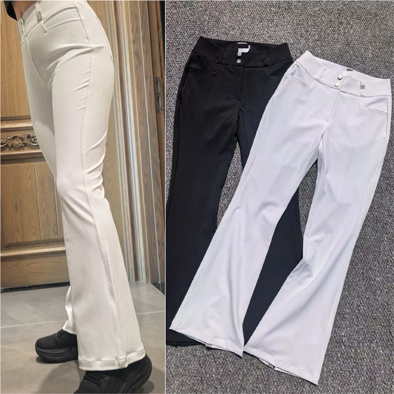 Korean D Women's Golf Pants Summer Thin Style Golf Flared Pants Slimming Breathable Quick-Dry Pants