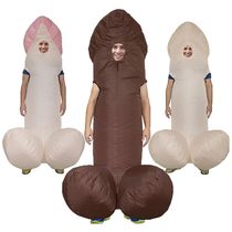 Penis Inflatable Costumes For Adult Sexy Dick Jumpsuit Funny