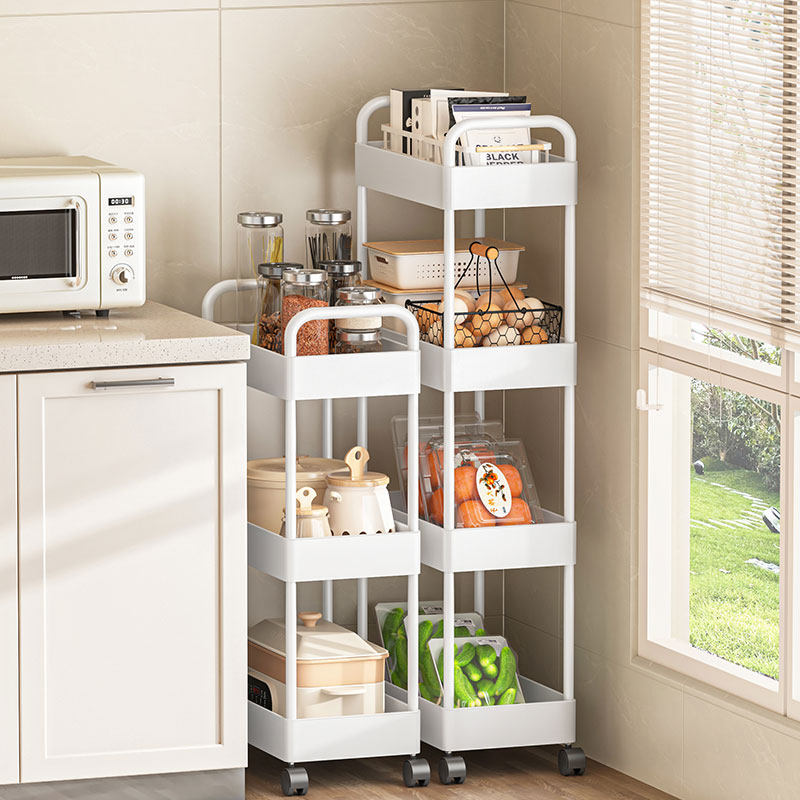 Kitchen Carbon Steel Nip Sewn Shelve Shelf Refrigerator Slit Shelf 13CM Narrow Slit Storage Shelf Removable Toilet containing shelf-Taobao