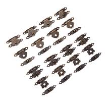 10 Pcs Antique Bronze Iron Jewelry Box Padlock Hasps Latch C